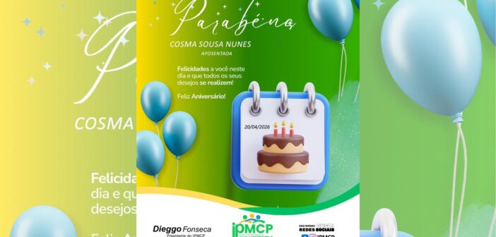 Parabéns Cosma Sousa Nunes